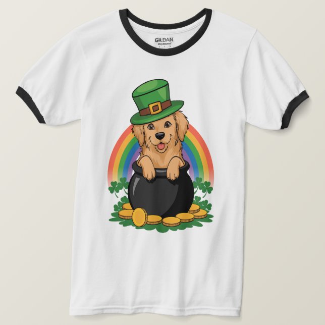 Camiseta Paw de oro (Anverso del diseño)