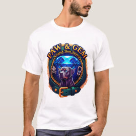 Camiseta Paw & Gem Luxury Adventure Pet Lover T-Shirt