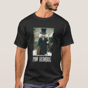Camiseta Paw Humbug Gato Divertido Navidad Mascota Foto Vac