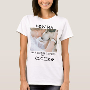 Camiseta Paw mamáes amante del perro abuela personalizado 