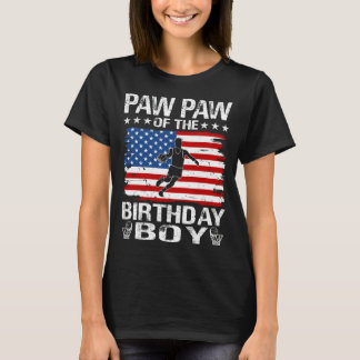 Camiseta PAW PAW De Birthday Boy Basketball Tema Parte