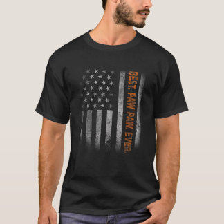 Camiseta Paw Paw USA Bandera Día del Padre de la Hija S