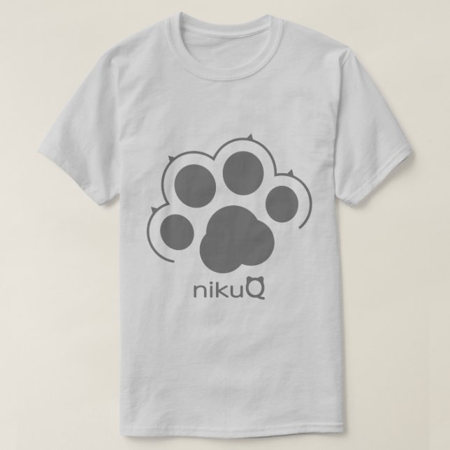 Camiseta paw paws cat nikuQシリーズ 肉球 （猫） デザイン  (Diseño del anverso)