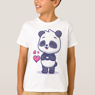 Camiseta Paw-sitivamente Lindo: Muestra Amor por Panda