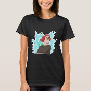 Camiseta Paw-t de tu mundo, The Little mer-pug! Clásico