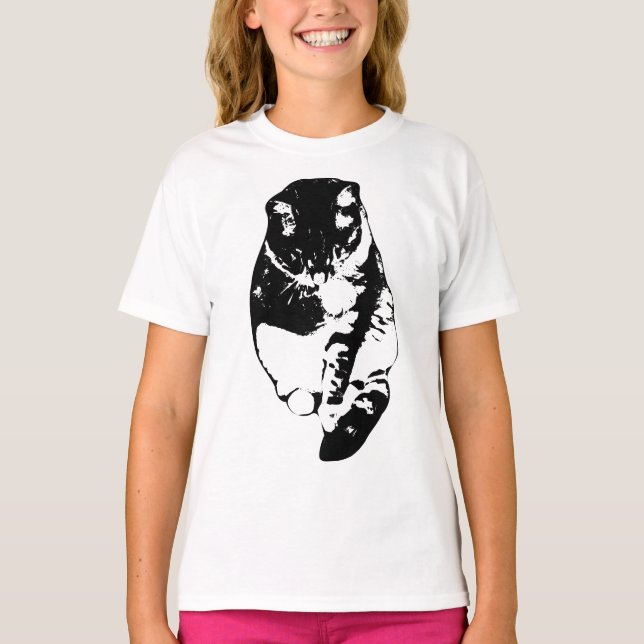 Camiseta Paw-Wash Kitty Tranquilo (Anverso)