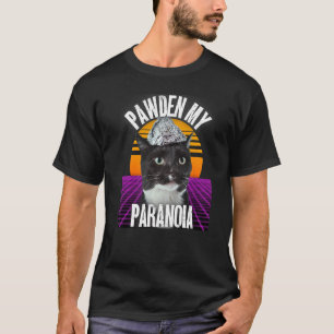 Camiseta Pawden Mi Paranoia Sombrero de Papel Aluminio Teór