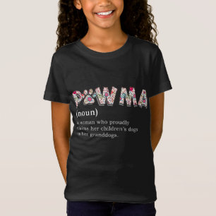 Camiseta Pawma Definition mama Abuela tía amante del perro