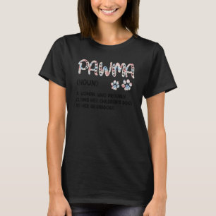 Camiseta Pawma Mom Mascotas Perros Dueña De Perro Para Muje
