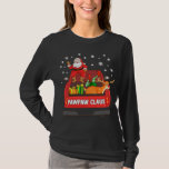 Camiseta Pawpaw Claus Red Truck Santa Reindeer Elf Christma<br><div class="desc">Pawpaw Claus Red Truck Santa Reindeer Elf Navidades</div>