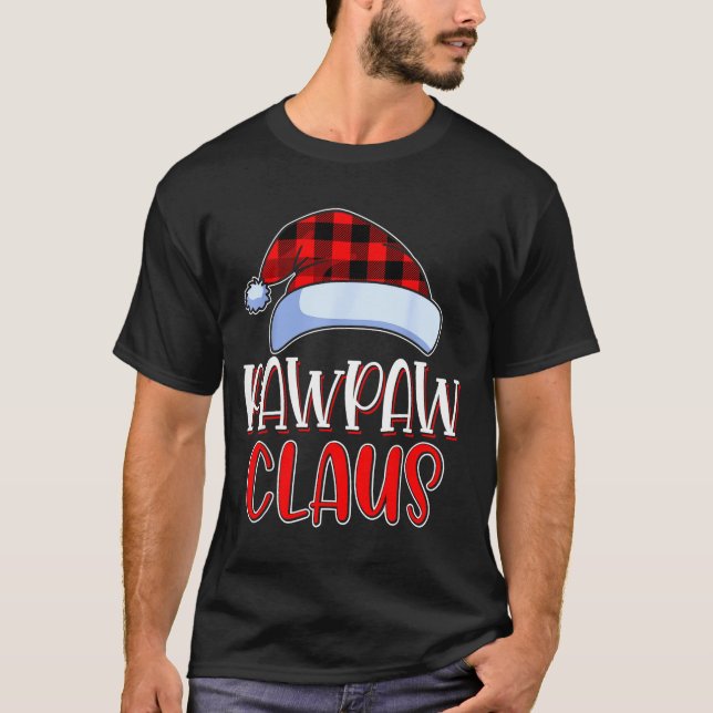 Camiseta Pawpaw Claus Santa Family Matching Christmas Pajam (Anverso)
