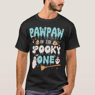 Camiseta Pawpaw de la espeluznante Hallowee de cumpleaños d