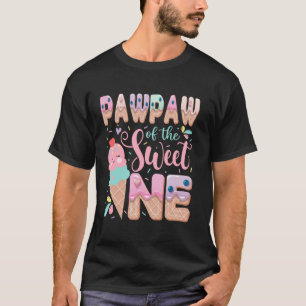 Camiseta Pawpaw De La Fiesta De Cumpleaños 1º Helado Dulce