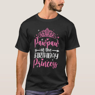 Camiseta Pawpaw de la princesa de cumpleaños cumpleaños niñ