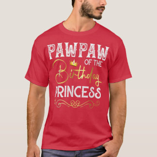 Camiseta Pawpaw Del Fiesta De Los Chicas De La Princesa De