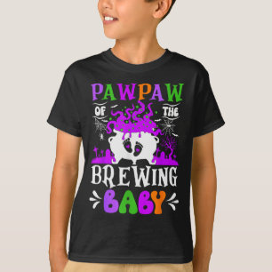 Camiseta Pawpaw Del Futuro Abuelo De Bebé Brewing Halloween