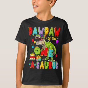 Camiseta Pawpaw del niño del primer cumpleaños del one-a-sa