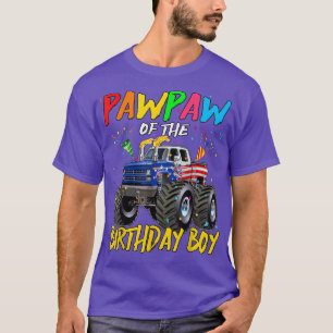 Camiseta Pawpaw El cumpleaños del niño monstruo del camión 