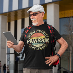 Camiseta PawPaw el hombre el mito el día del padre de la l