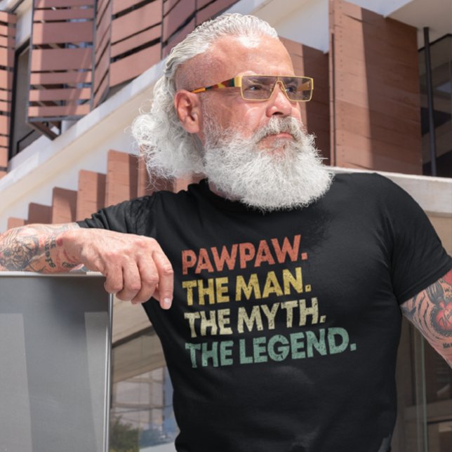 Camiseta PawPaw el hombre el mito el día del padre de la le (Subido por el creador)