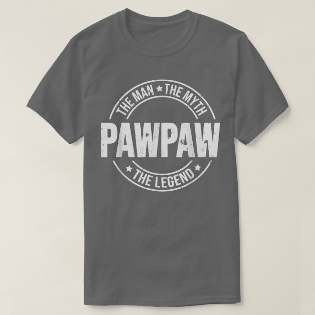 Camiseta Pawpaw El Hombre El Mito El Padre De La Leyenda Fu (Diseño del anverso)