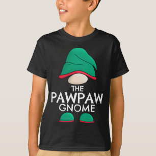 Camiseta Pawpaw Gnome Navidades familiares coincidentes Paj
