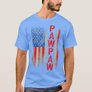Camiseta PawPaw regalo de la bandera de Estados Unidos para