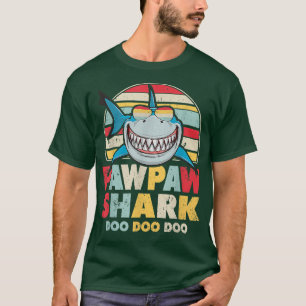 Camiseta Pawpaw Shark , Gift For Pawpaw 