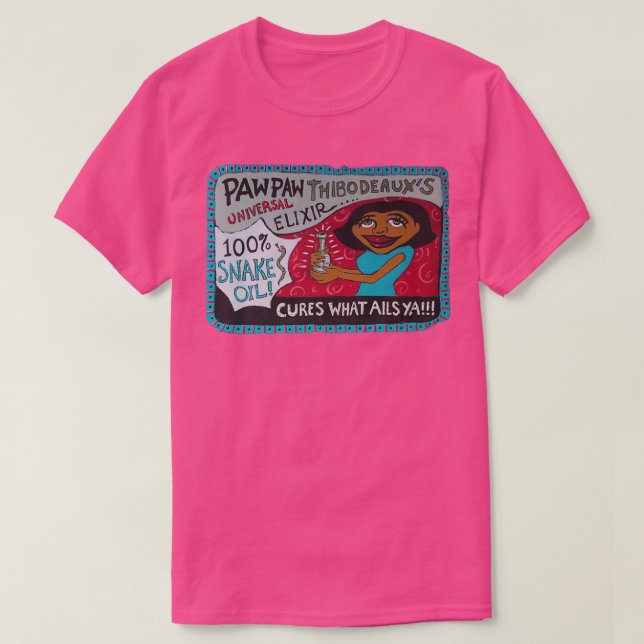 Camiseta Pawpaw Thibodeauxs Universal Elixir (Diseño del anverso)