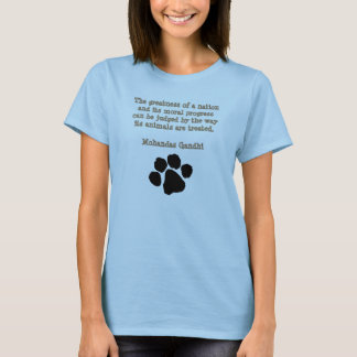Camiseta PawPrintGhandi
