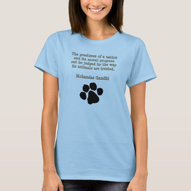 Camiseta PawPrintGhandi (Anverso)