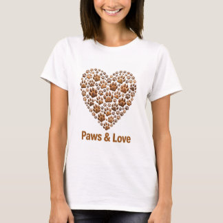 Camiseta Paws and Love Women's T-Shirt