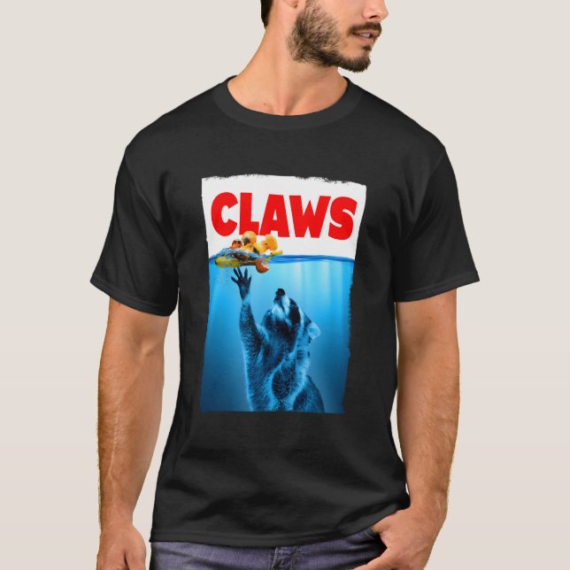 Camiseta Paws Claw Trash Panda Para Raccoon (Anverso)