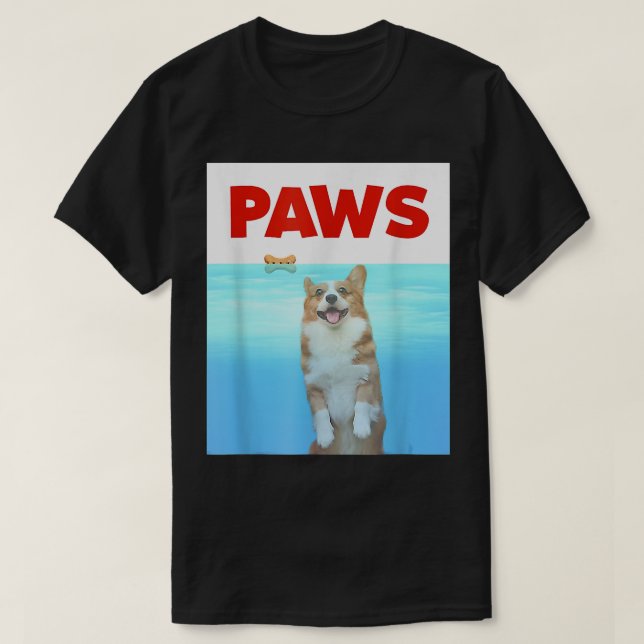 Camiseta Paws Dog Parody Regalo de Perro Gracioso Corgi Sha (Diseño del anverso)
