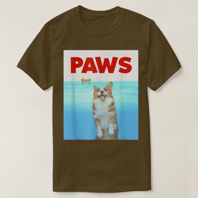 Camiseta Paws Dog Parody Regalo de Perro Gracioso Corgi Sha (Diseño del anverso)