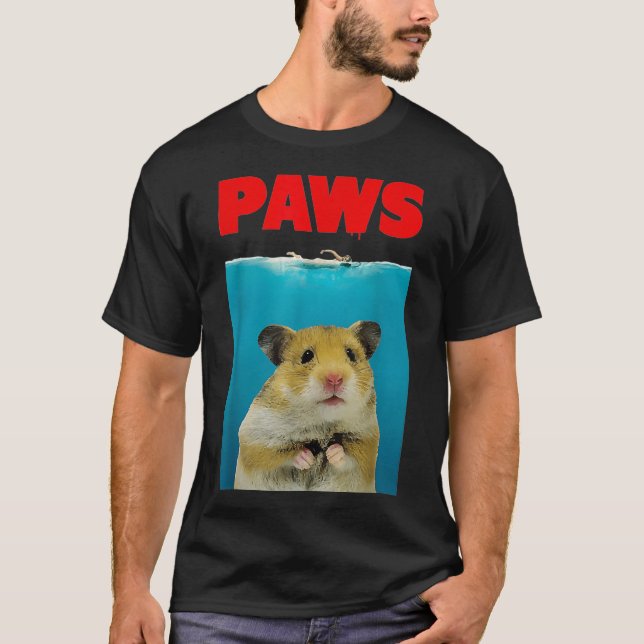 Camiseta Paws Hamster Funny Parody Hammy Lover Gifts (Anverso)