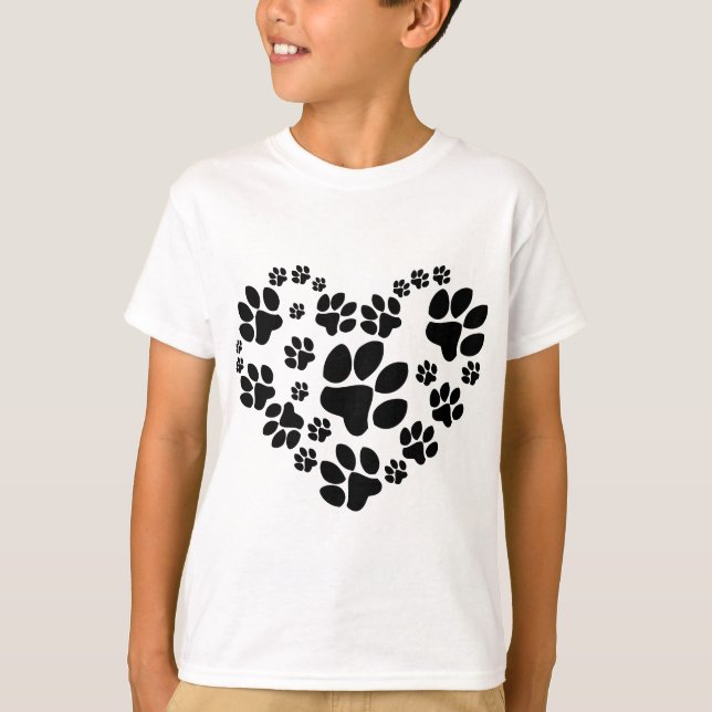 Camiseta Paws Heart (Anverso)