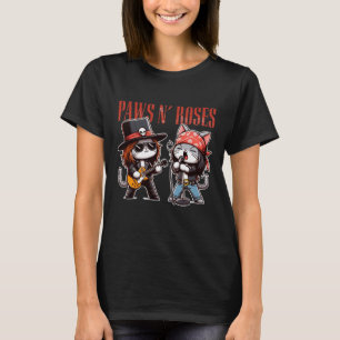 Camiseta Paws N' Rosas