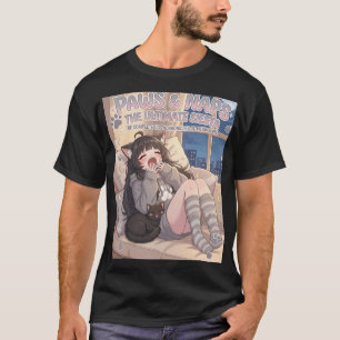 Camiseta Paws & Naps La Siesta Definitiva Chica Anime Acoge