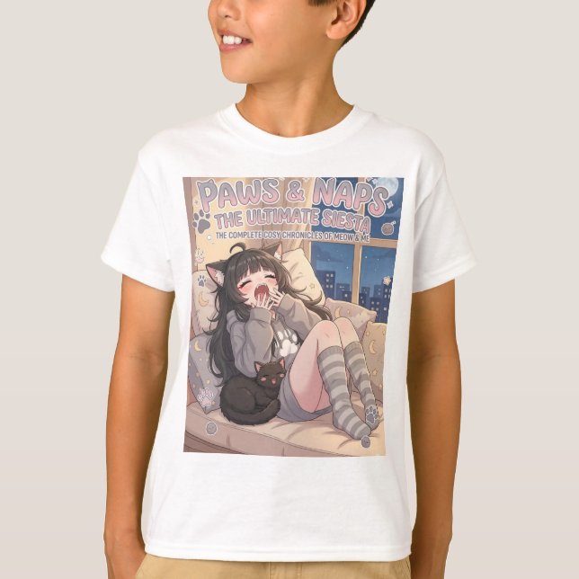 Camiseta Paws & Naps La Siesta Definitiva - Dormitorio de N (Anverso)