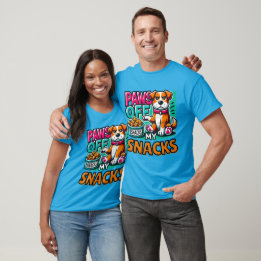 Camiseta Paws Off My Snacks - Gracioso Perro Lover