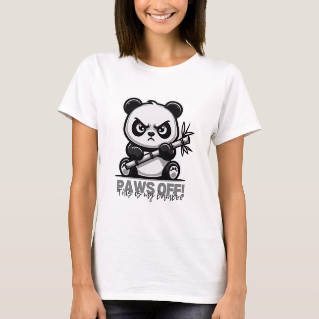 Camiseta Paws Off Panda (Anverso)