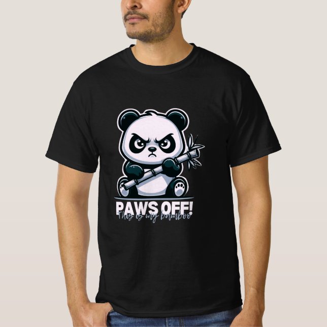 Camiseta Paws Off Panda (Anverso)