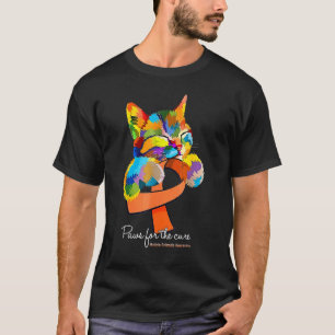 Camiseta Paws Para El Gato Cure Awarenes De Esclerosis Múlt