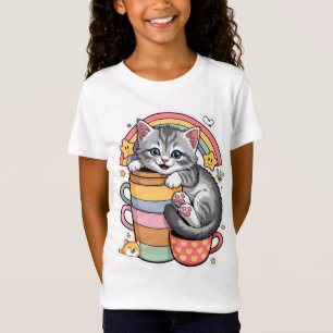 Camiseta Paws Pastel y Sierras Arcoiris