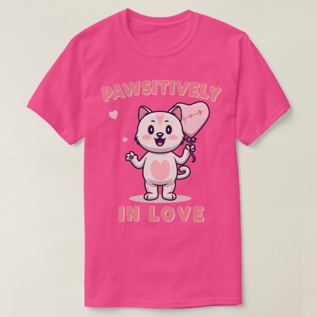 Camiseta Pawsitive In Love 1 (Diseño del anverso)
