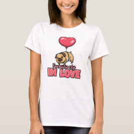 Camiseta "Pawsitive In Love", Día de los Perros