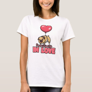 Camiseta "Pawsitive In Love", Día de los Perros