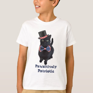 Camiseta Pawsitively patriótico