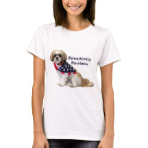 Pawsitively Shih patriótico Tzu Lasa Apso